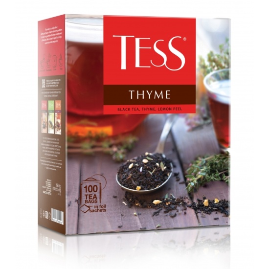 Чай TESS Thyme черный с добавками, 100 пакетиков — купить в интернет ...