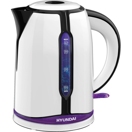Купить Чайник Hyundai HYK-P3405 белый/черный в интернет-магазине ОНЛАЙН ...