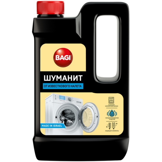 Чистящее средство BAGI ШУМАНИТ от известкового налета и накипи, 550 мл .