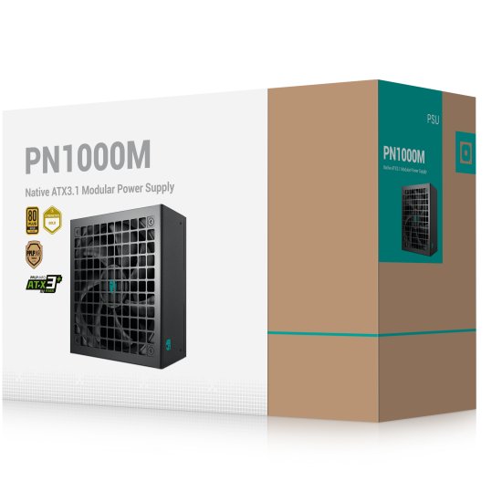 Блок питания Deepcool GAMERSTORM PN1000M, 1000W, 80+ Gold, ATX3.1 ...