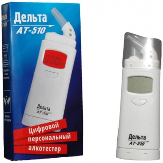 Алкотестер Дельта АТ-510 — купить по низкой цене в интернет-магазине ...