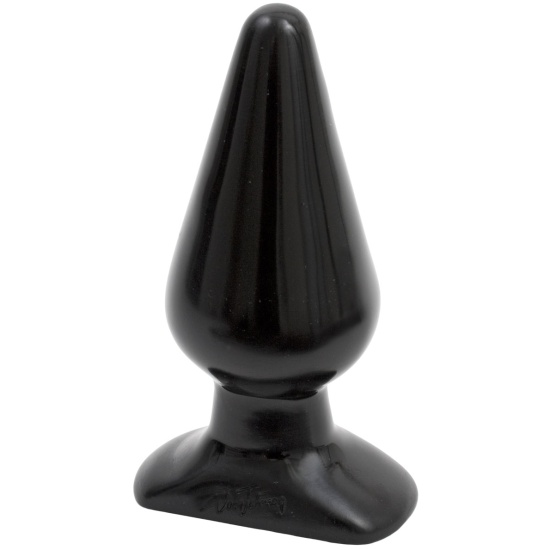 Анальная пробка Toyfa Popo Pleasure Draco α, конус, PVC, 95х180 мм, цвет чёрный