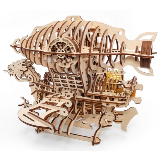 Конструктор деревянный 3d Ewa мотоцикл Cruiser