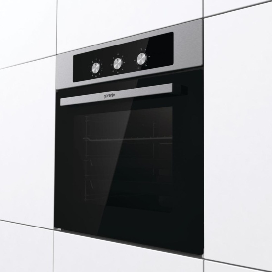 Электрический духовой шкаф gorenje bo6727e03ax серебристый