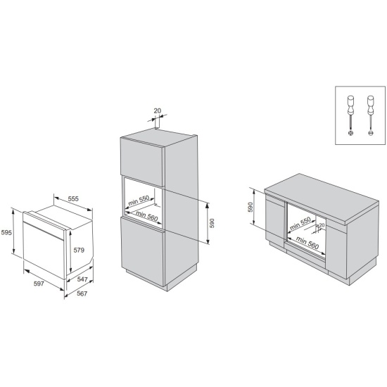 Духовой шкаф gorenje bo735e11xk