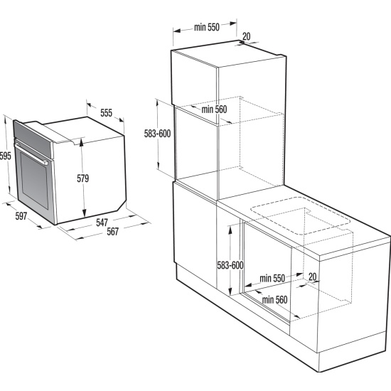 Электрический духовой шкаф gorenje bo76syb обзор