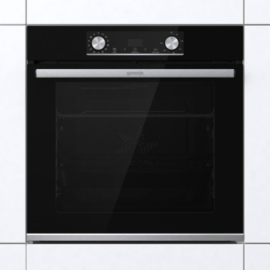 Электрический духовой шкаф gorenje bosx6737e09bg черный нержавеющая сталь