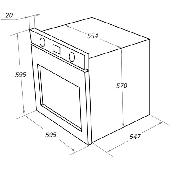 Духовой шкаф maunfeld eoem 769b