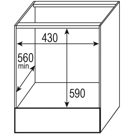 Духовой шкаф чертеж