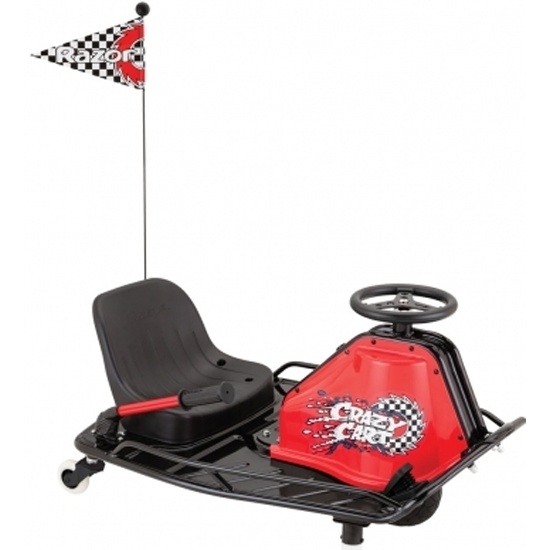 Электро дрифт-карт Razor Crazy Cart, Красный — купить в интернет ...