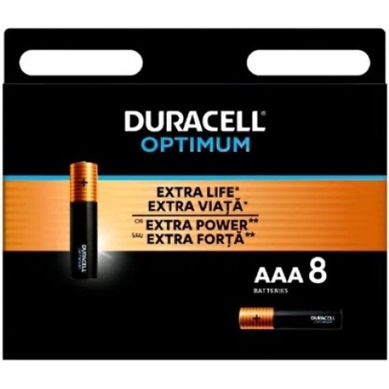 Купить элемент питания Duracell Optimum LR03 AAA бл 8 5000394158962 в .