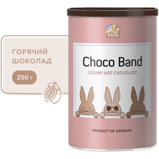 Горячий шоколад ELZA Choco Band растворимый напиток порошкообразный 250 ...