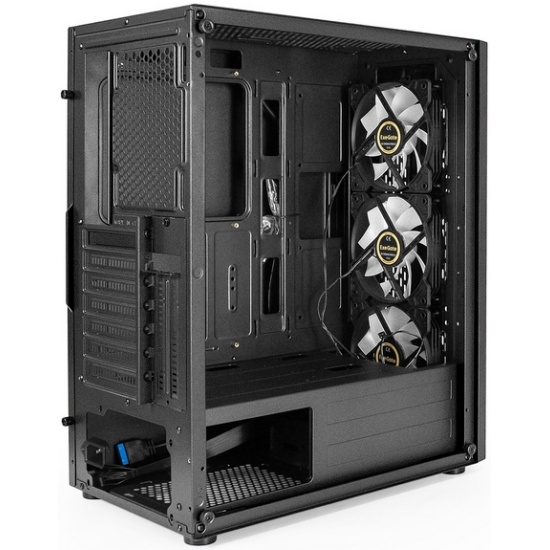 Корпус Miditower ExeGate EVO-9205 ATX, без БП, черный EX294966RUS ...