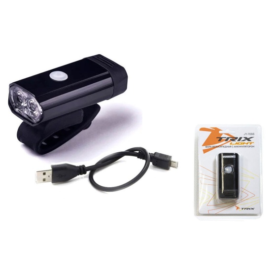 Cree Rul Фара TRIX передняя, 2 Cree диода 0,5W, 300 lm, 8 режимов, крепеж на ...