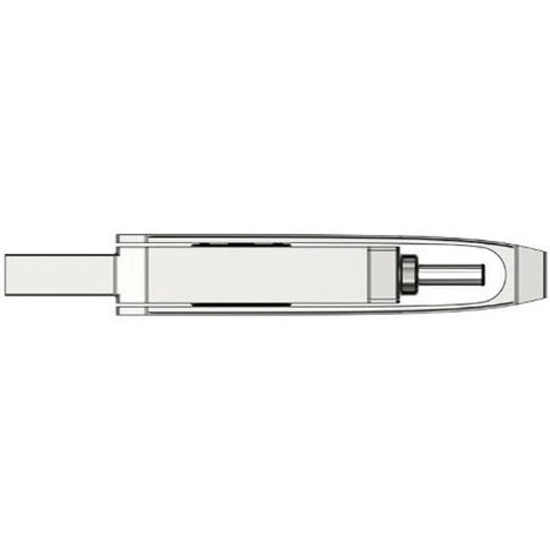 Флешка 256Gb Netac U782C metal silver USB 3.0 (NT03U782C-256G-30PN ...