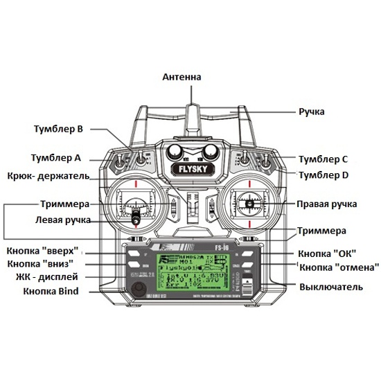 Flysky fs i6 схема