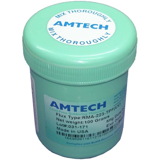 Купить флюс Amtech RMA-223-TPF(UV) 100g. 018579 в интернет-магазине ...