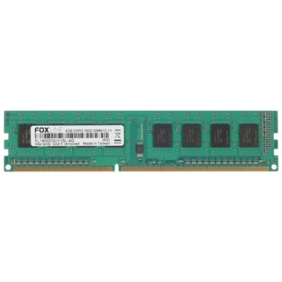 Foxline 4gb ddr3 1333 dimm cl9 совместимость с материнской платой