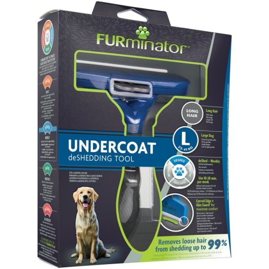 Фурминатор FURminator L для крупных собак с длинной шерстью — купить в ...