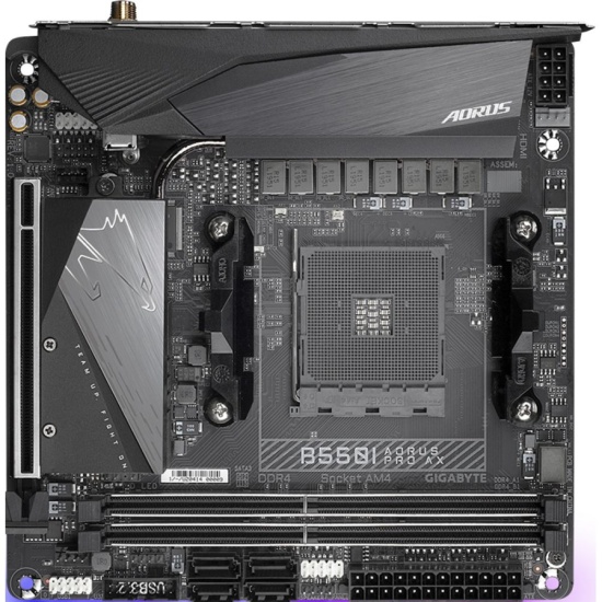 Материнская плата GIGABYTE B550I AORUS PRO AX (AM4, mini-ITX