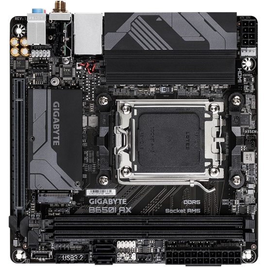 GIGABYTE B650I AX AM5 ITX 動作確認済 Материнская плата GIGABYTE B650I AX (AM5, mini-ITX) — купить по