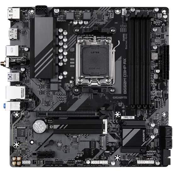 Материнская плата GIGABYTE B650M D3HP AX (AM5, mATX) — купить по