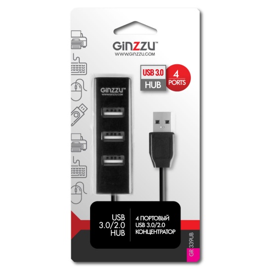 Usb разветвитель ginzzu gr 388ua обзор