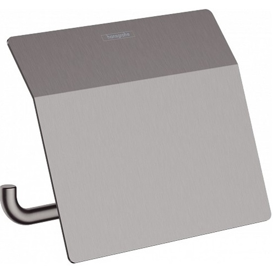 Бумагодержатель Hansgrohe AddStoris 41753140 чёрный хром — купить в ...