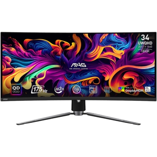 Игровой монитор MSI MAG 341CQP QD-OLED 34 Black 9S6-3DD04T-010 — купить ...