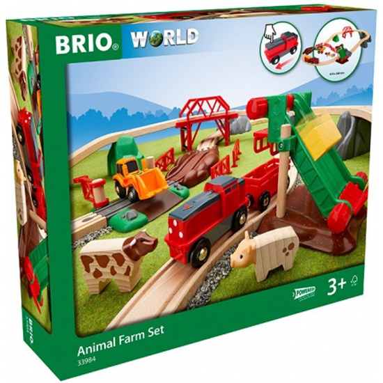 brio animal farm set 33984