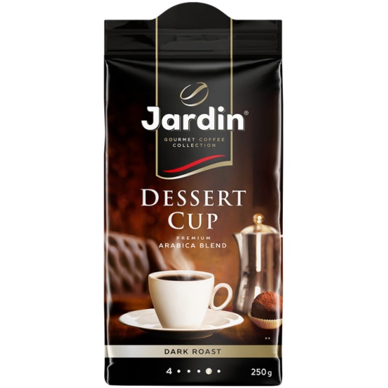Кофе молотый JARDIN Dessert Cup, 250 г ОТ0549-12 — купить по низкой ...