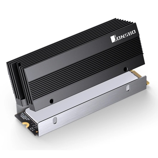 Радиатор для SSD M.2 2280 JONSBO M201 Black — купить по низкой цене в