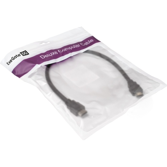 Купить кабель HDMI ExeGate EX-CC-HDMI2-0.5 (19M/19M, 0,5м, v2.0, 4K UHD ...