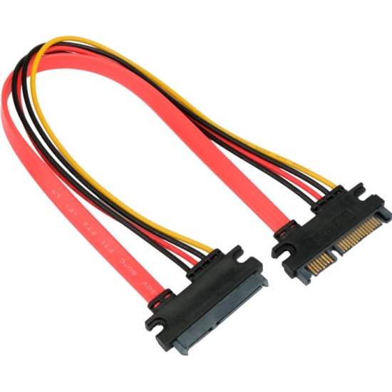 Купить Кабель-удлинитель SATA Cablexpert, Sata 7+15pin, 30см, пакет в ...