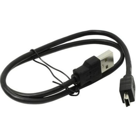 Кабель USB 2.0 А -> miniB, 5BITES 0.5 м, черный (UC5007-005) — купить ...