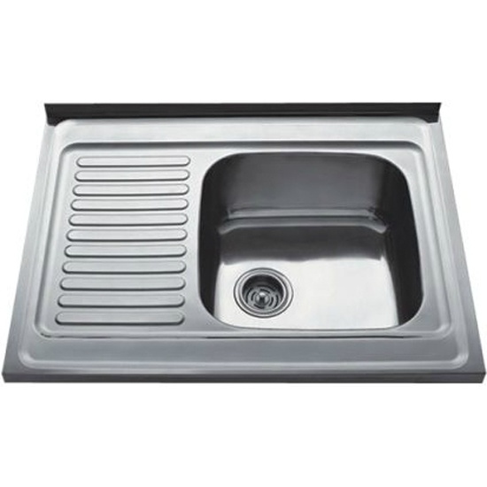 Кухонная мойка KAISER KSS-8060R 800x600*0.8mm (накладная, хром/правая ...