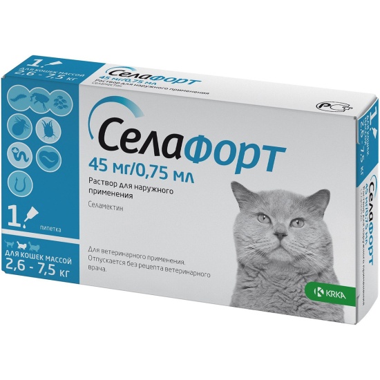 Селафорт для кошек инструкция