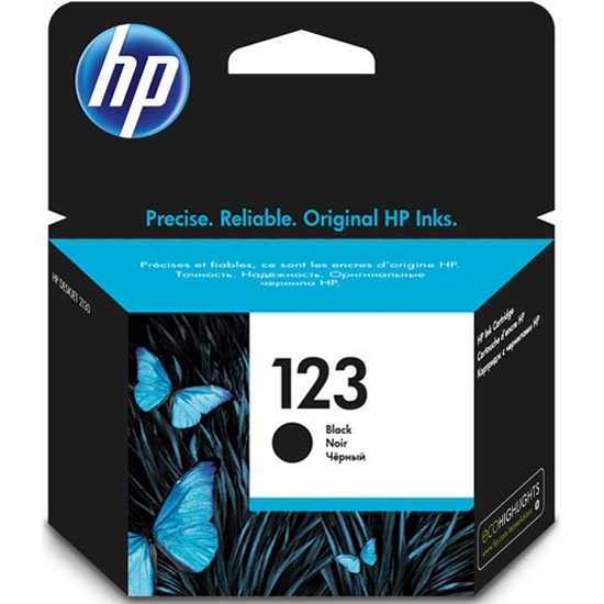 Картридж HP F6V17AE № 123 черный — купить по низкой цене в интернет ...