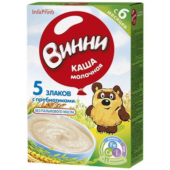 Сухая молочная каша винни