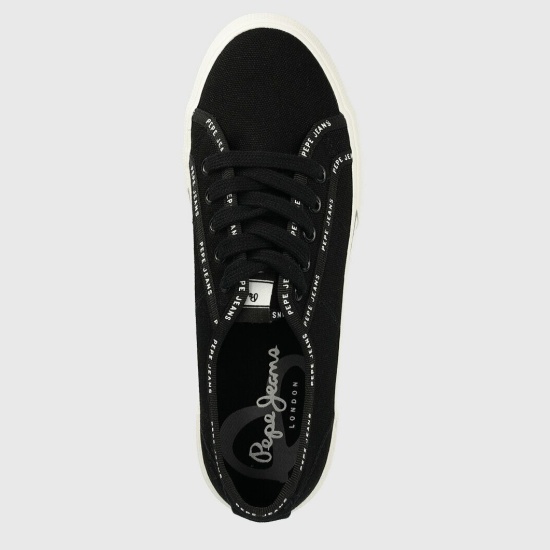 Plimsolls BRADY RIB W Pepe Jeans London, White