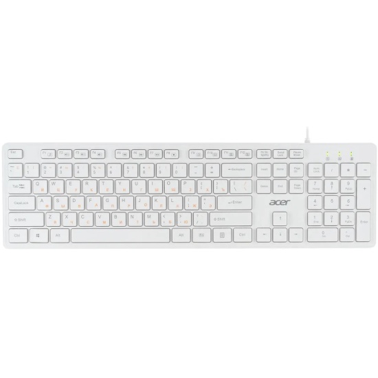 Купить Клавиатура Acer OKW123 белый ZL.KBDEE.00D в интернет-магазине ...