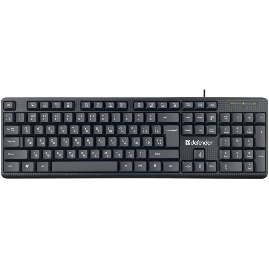 Клавиатура DEFENDER DAILY HB-162 черный (45162) 45162 DEFENDER — купить ...