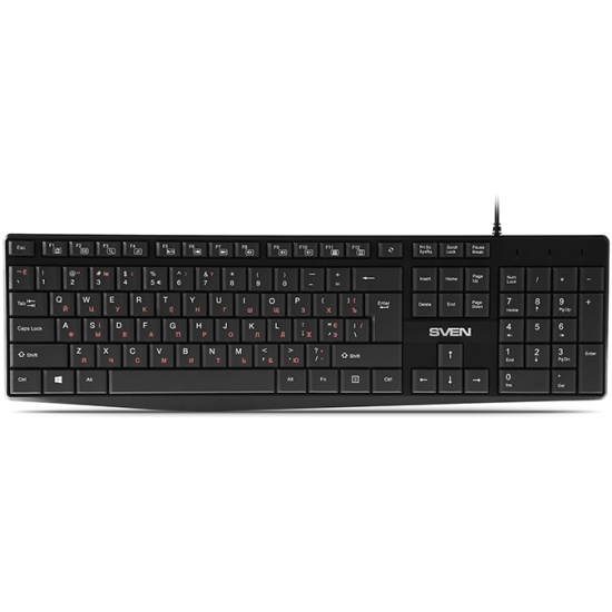 Купить клавиатура SVEN KB-S305 чёрный (SV-018801) в интернет-магазине ...