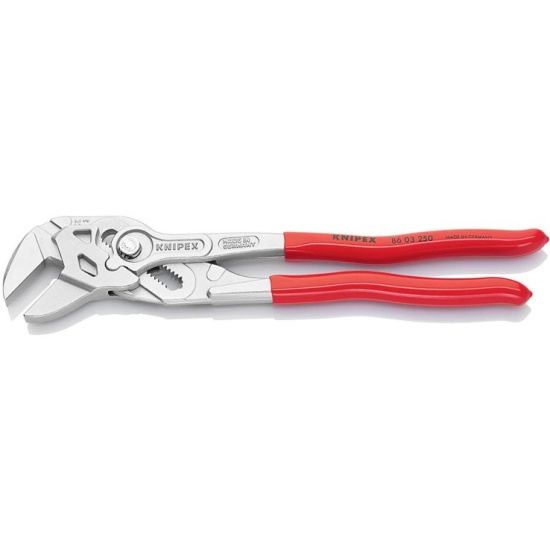 Купить клещи переставные-гаечный ключ Knipex 8603250, 250мм, хромированные KN-86