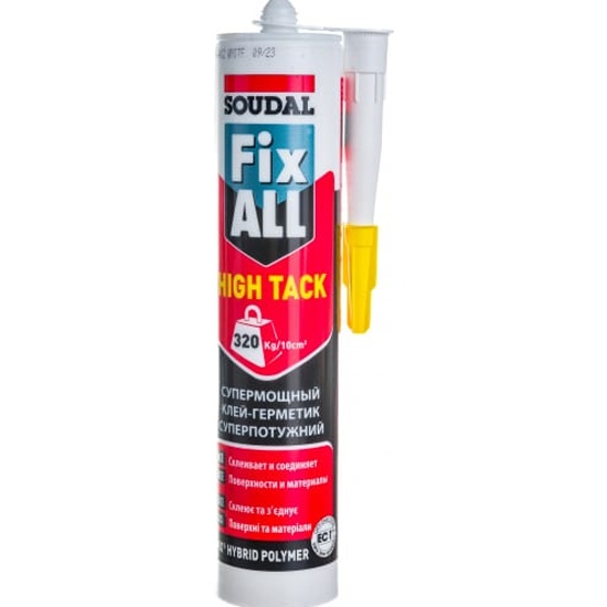Клей-герметик SOUDAL Фикс Алл НТ белый 12*290мл 119129 SOUDAL — купить ...