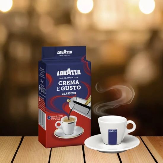 Кофе молотый Lavazza Crema Gusto 250 г 8000070038769 — купить по низкой ...