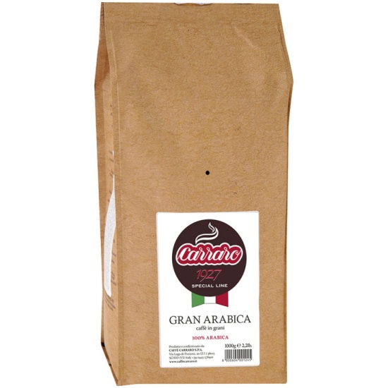 Кофе в зернах Caffe Carraro Espresso Gran Arabica, 1000гр — купить в ...