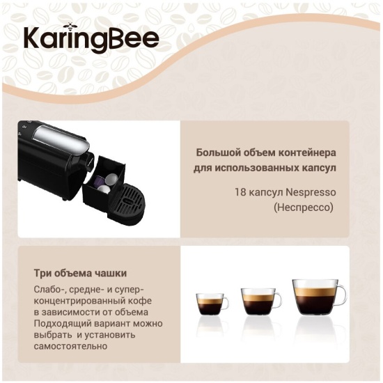 Кофемашина KaringBee TC01 — купить в интернет-магазине ОНЛАЙН ТРЕЙД.РУ