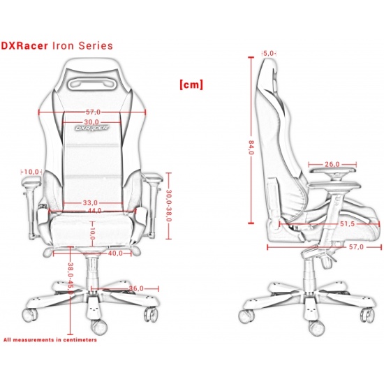 Компьютерное кресло iron series dxracer model is11