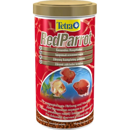 tetra red parrot fish food